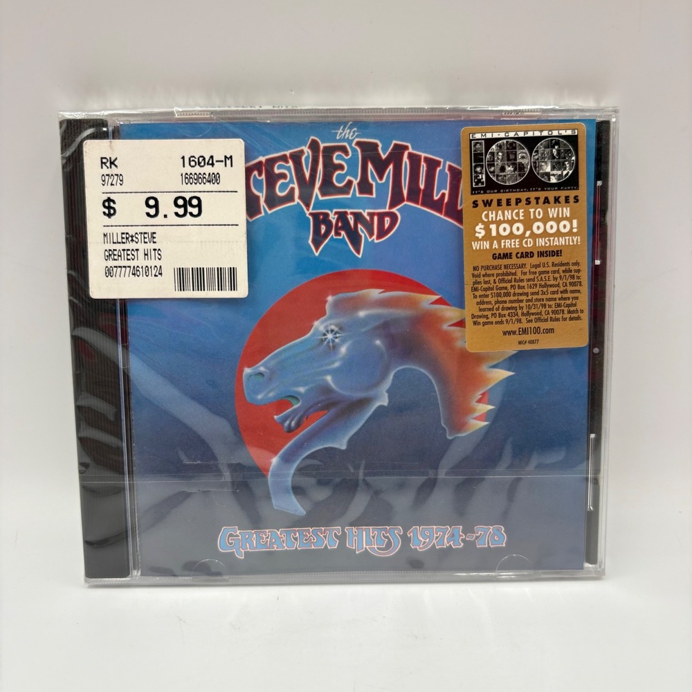 Steve Miller Band Greatest Hits 1974-78 CD New Sealed Blue Classic Rock 46101 2